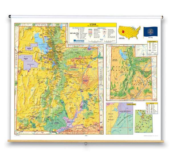 Nystrom Utah State Map, Item Number 1398277